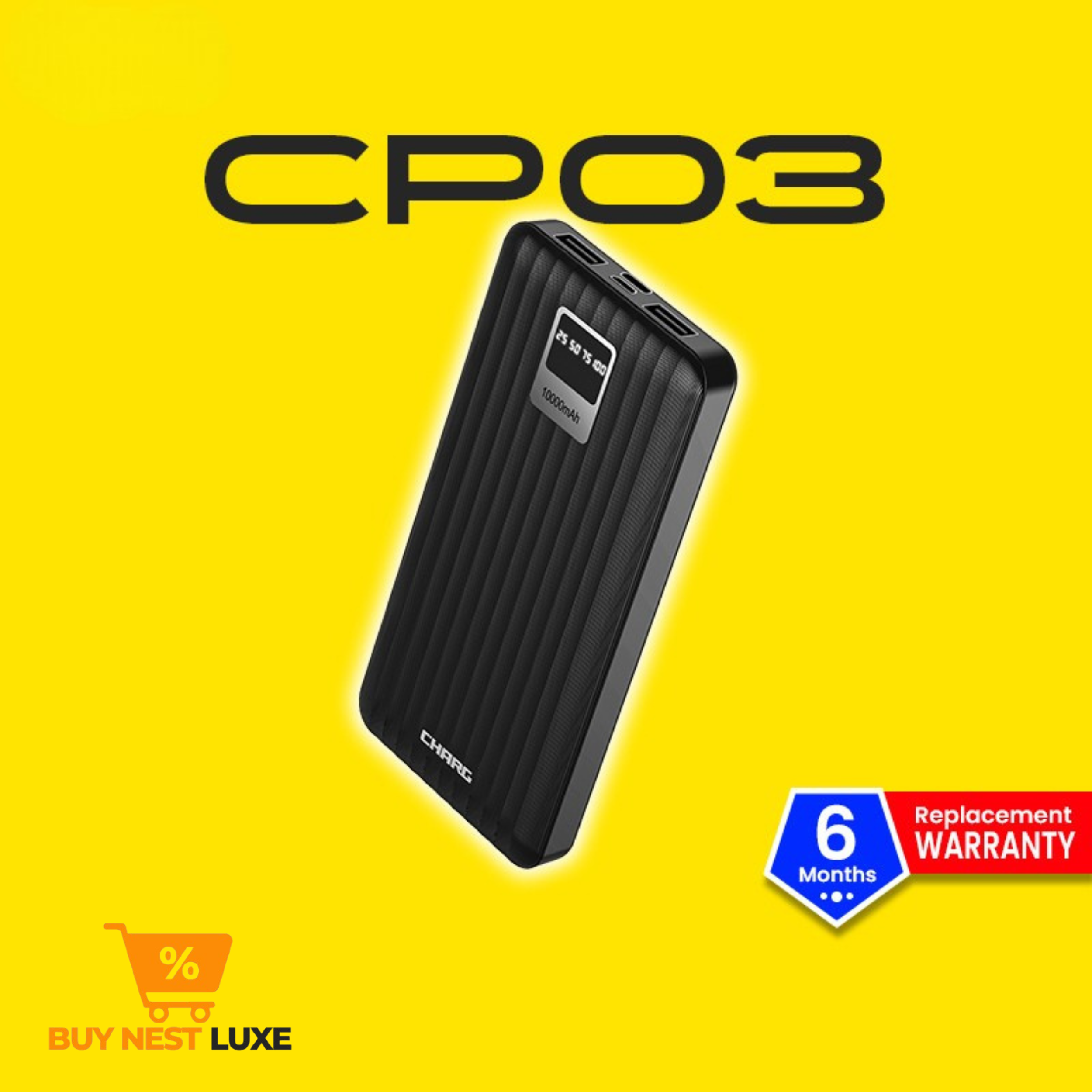 CHARG CP03 10000 mAh 10W Power Bank
